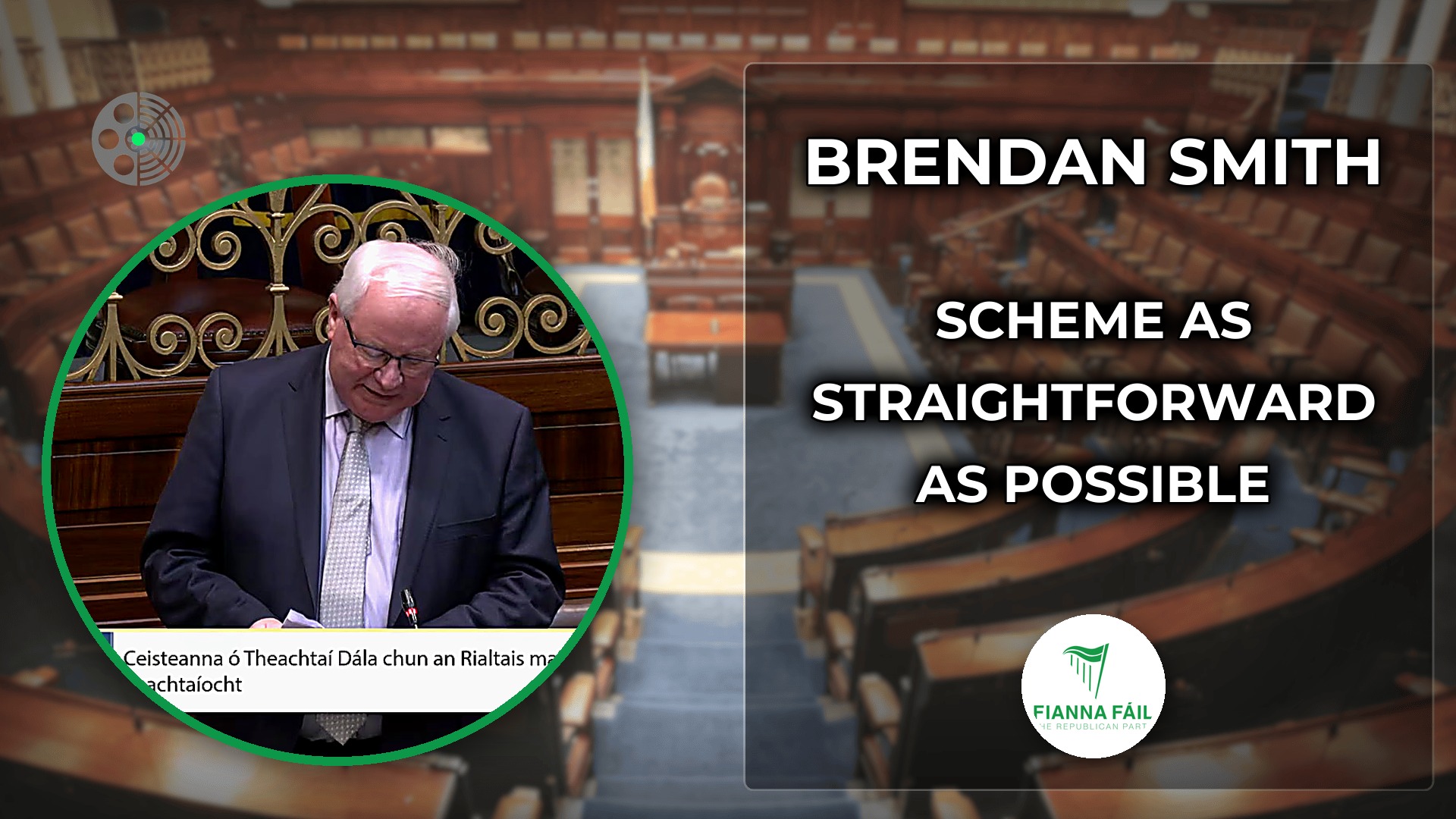 Brendan Smith urgens cash support for farmers