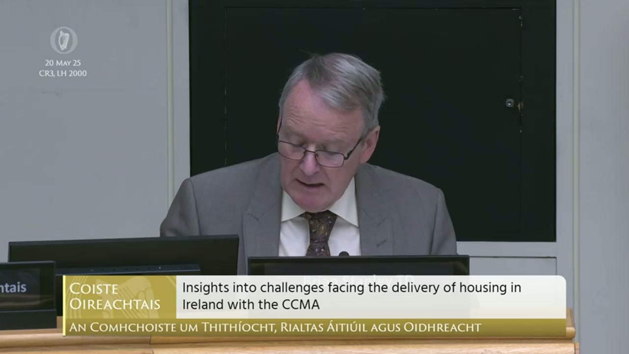Brian Stanley calls for standardised house plans to speed delivery