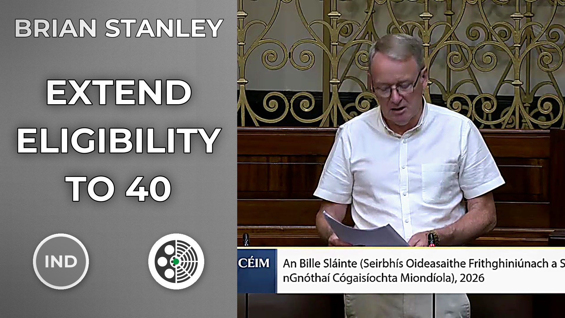 Brian Stanley: Pharmacy contraception - extend free cover to 40