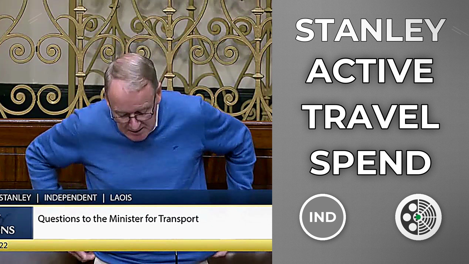 Brian Stanley challenges active travel spending specifications