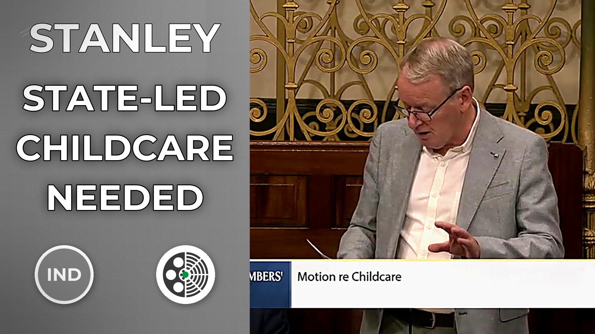 Brian Stanley calls for state-led childcare in Laois