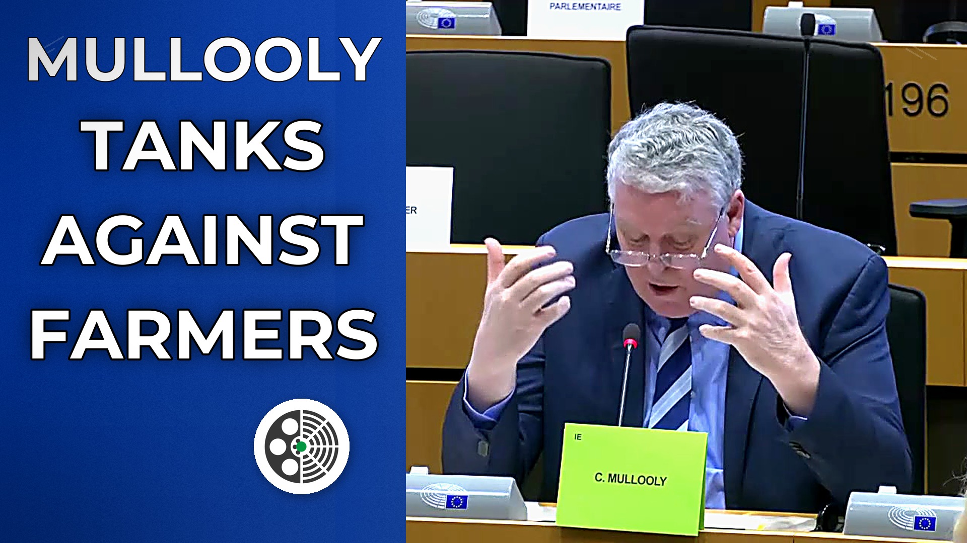 Ciarán Mullooly: Tanks Sent to Remove Farmers, 'Disgusting'