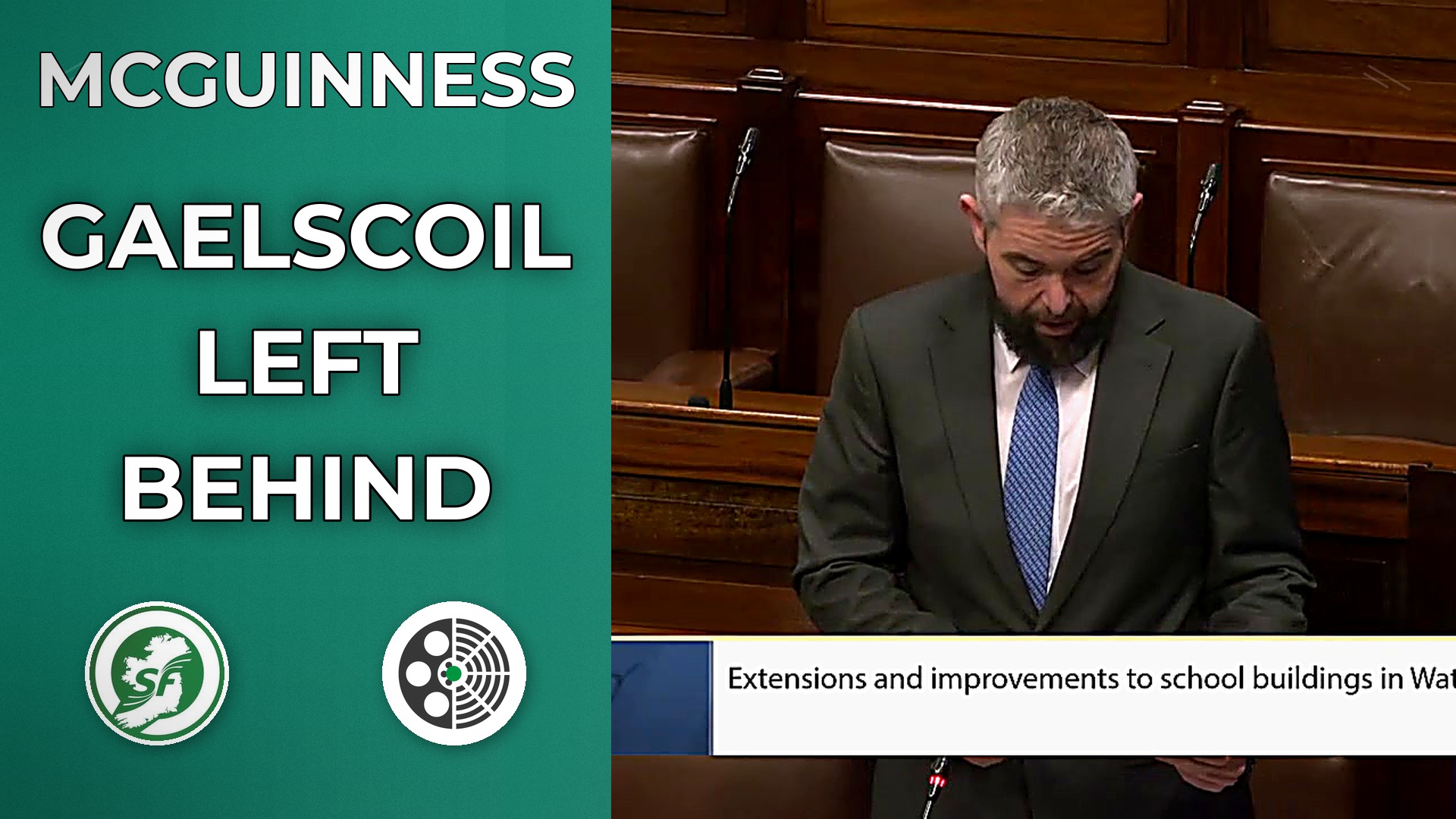 Conor D McGuinness: Scaled-back extension fails Gaelscoil