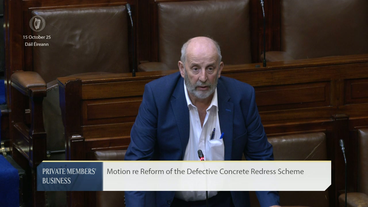 Danny Healy-Rae Demands Answers on Faulty Concrete Blocks