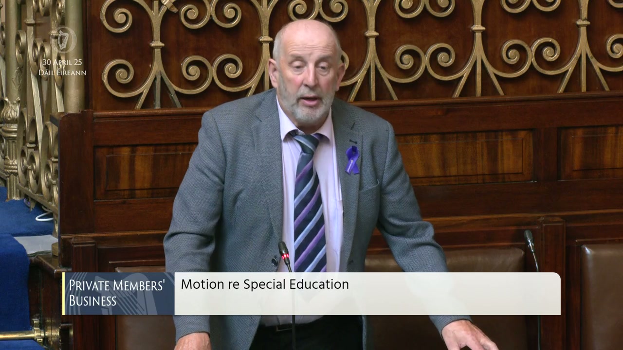 Danny Healy-Rae Calls for Automatic SNA Continuity for Autism