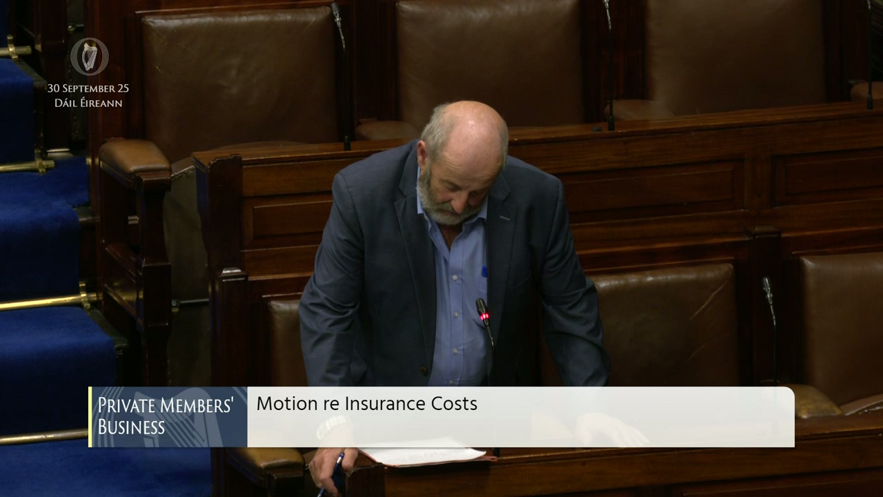 Danny Healy-Rae on soaring insurance costs and claims culture