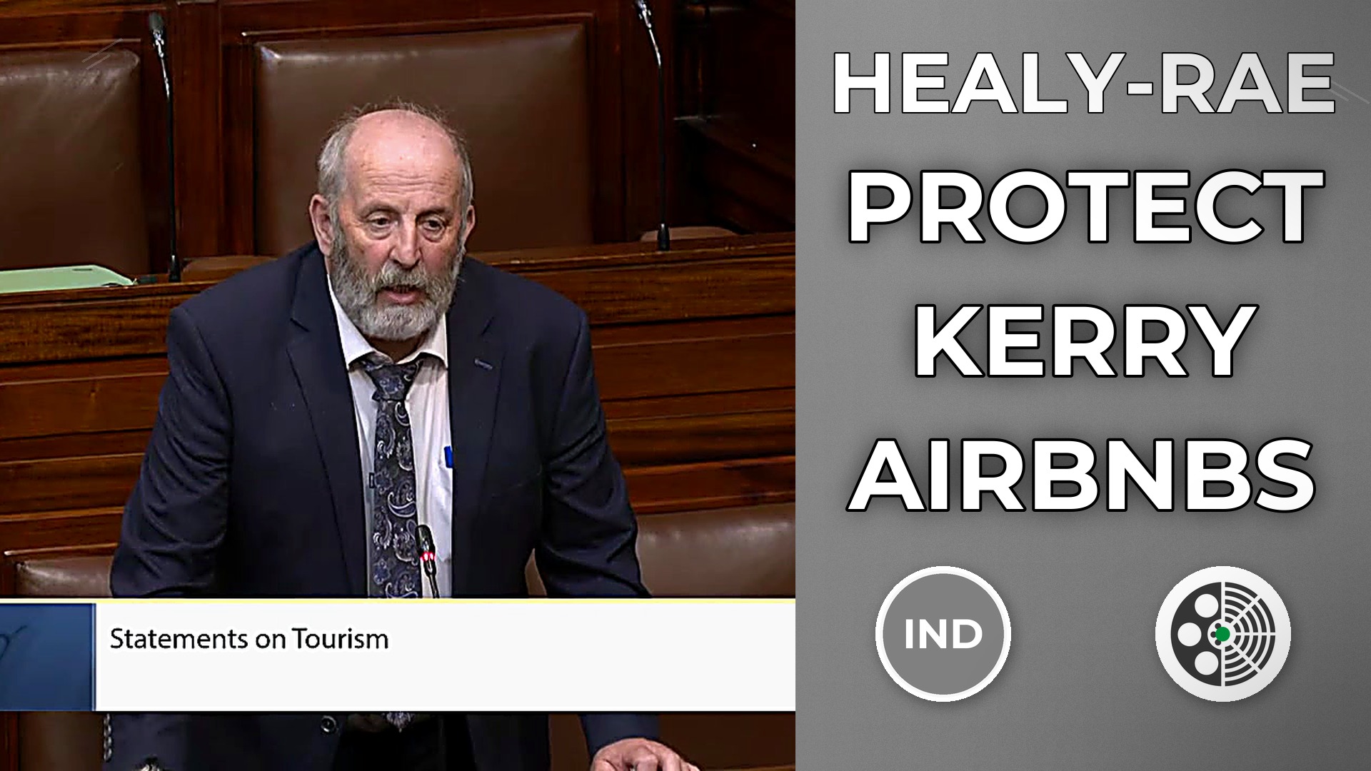 Danny Healy-Rae: Defending Long-Standing Kerry Airbnbs