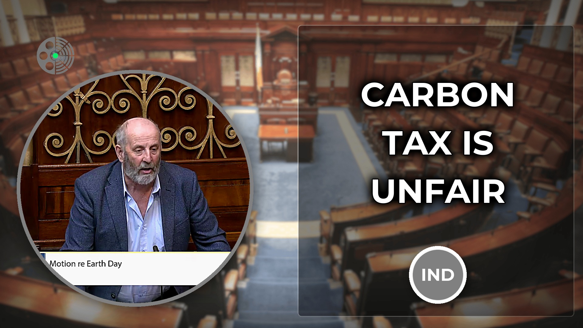 Danny Healy-Rae Questions Carbon Tax, Defends Rural Roads