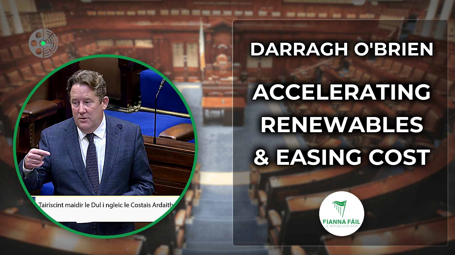 Darragh O'Brien: Accelerating Renewables While Easing Costs