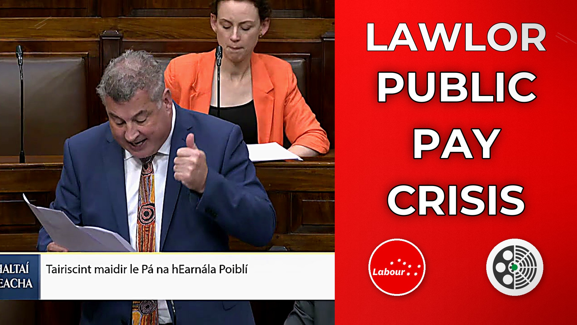 George Lawlor says government must act on public sector pay