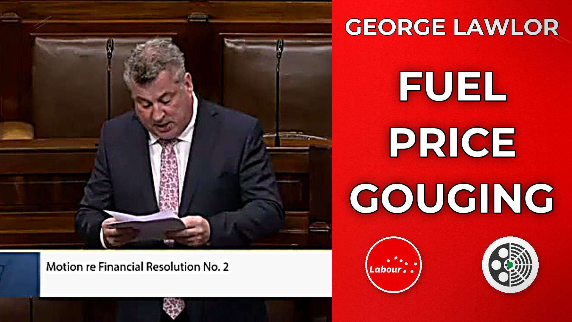 George Lawlor: Backs Haulage Rebate, Calls Out Fuel Gouging