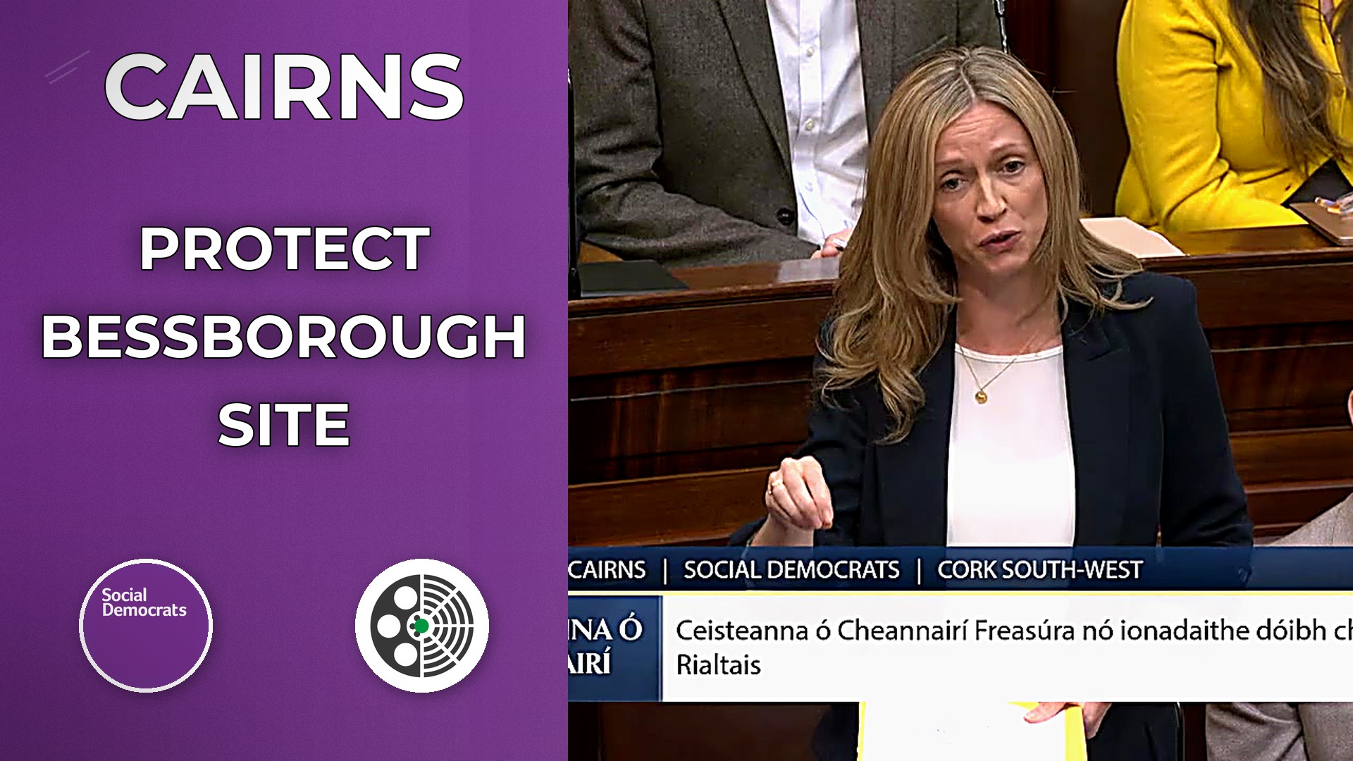 Holly Cairns: CPO Bessborough Now - Protect the Truth