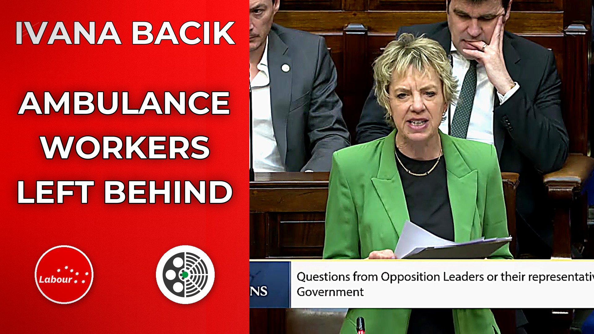Ivana Bacik: Ambulance Strikes Expose Government Failures