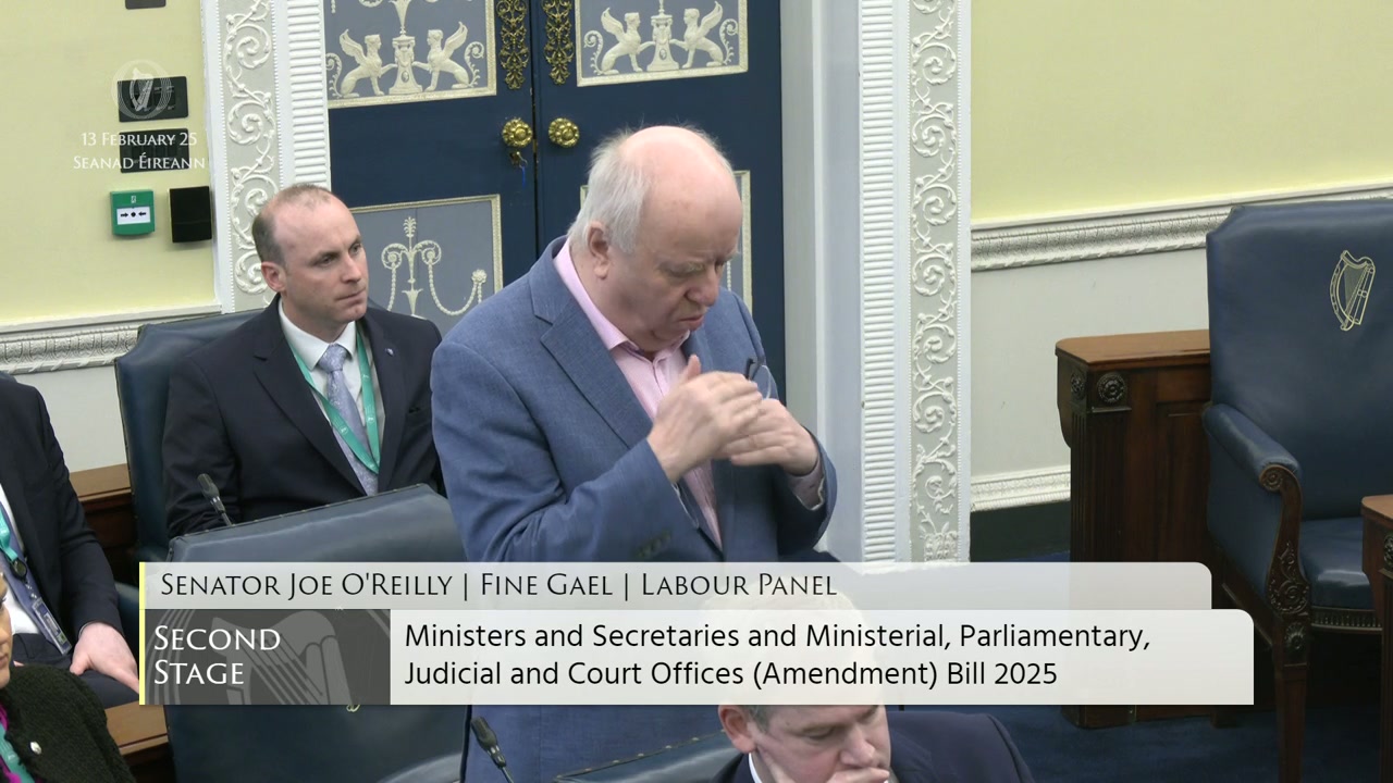 Joe O'Reilly backs super juniors to address elderly and disability