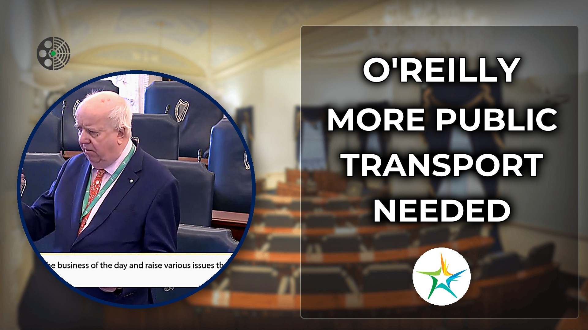 Joe O'Reilly: Urgent call to overhaul public transport