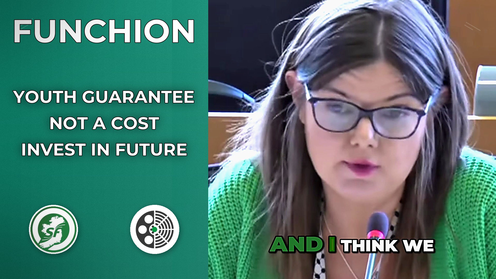 Kathleen Funchion: Youth Guarantee Must Be Investment, Not Cost