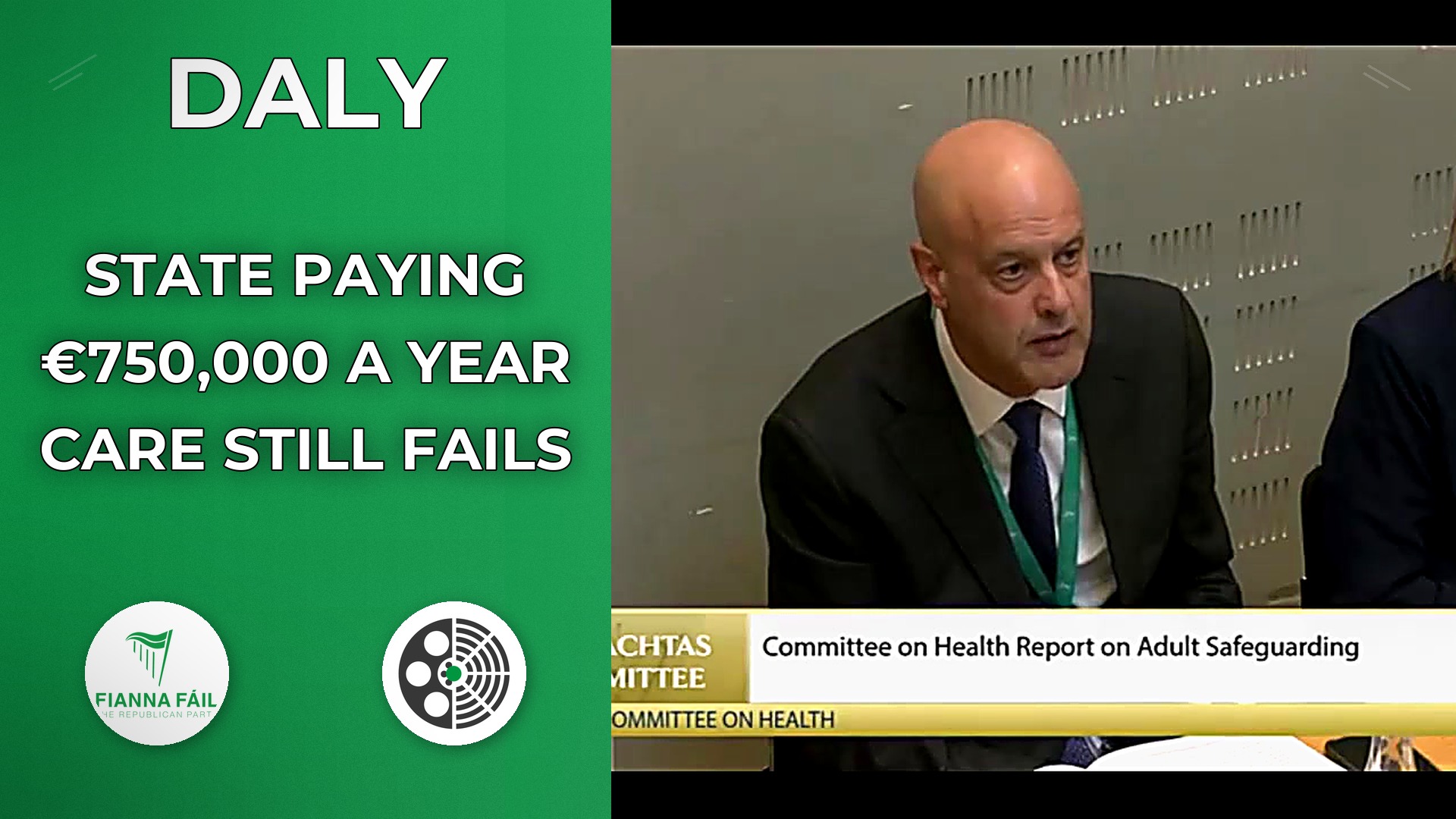 Martin Daly: €750,000 Care Bill Exposes State Failings