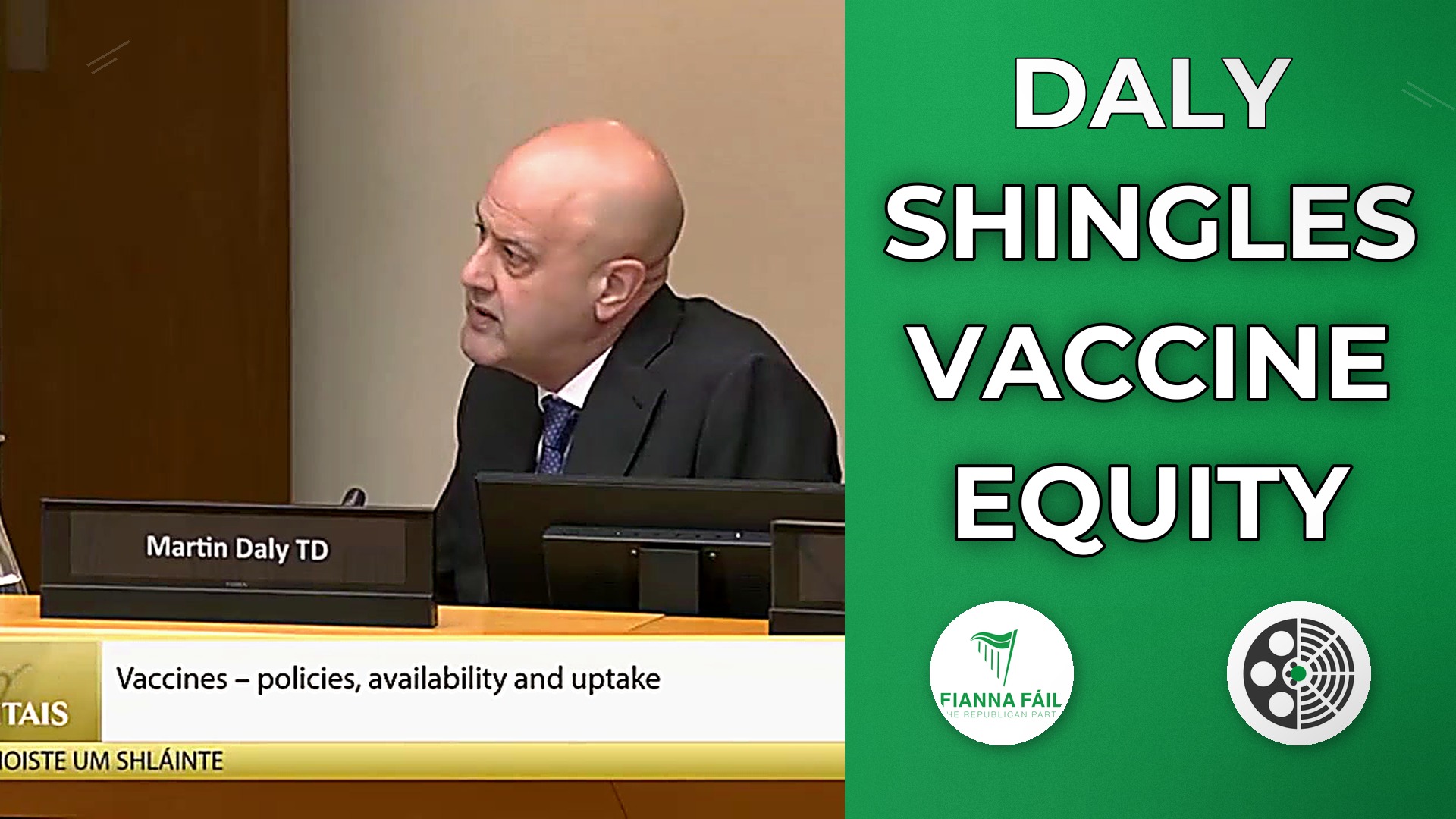 Martin Daly: Calls for Shingles Vaccine Equity for Older Adults