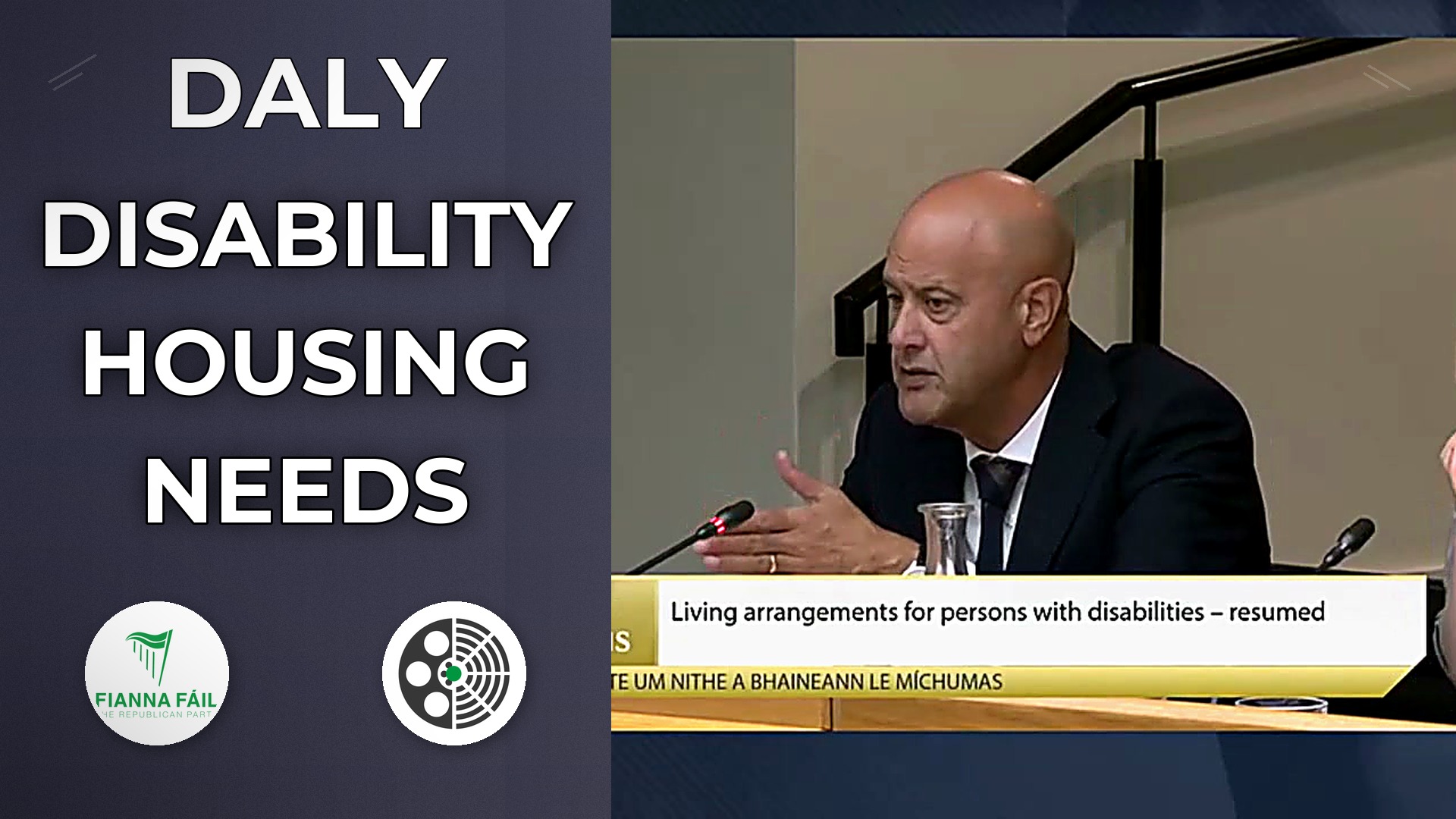 Martin Daly Questions Disability Housing Coordination