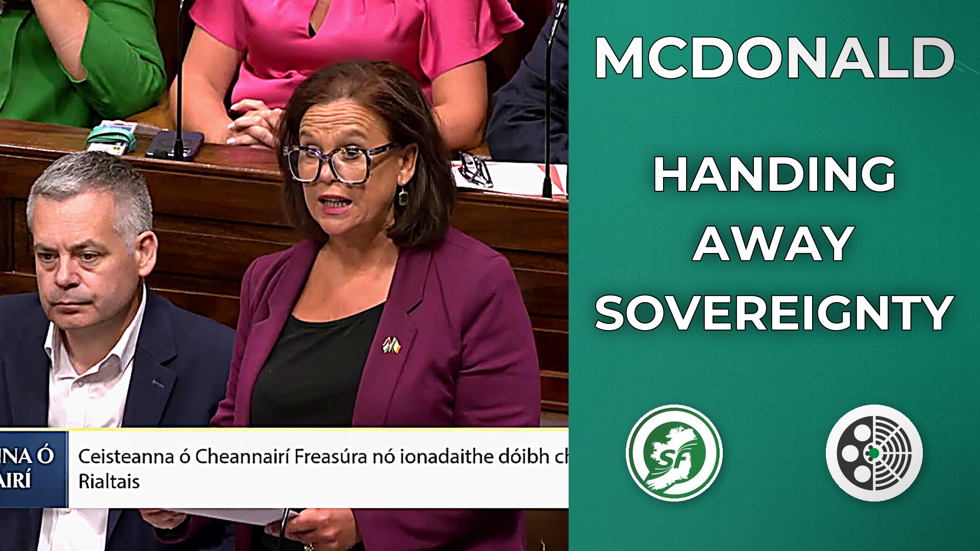 Mary Lou McDonald: EU Migration Pact Hands Away Irish Decisions