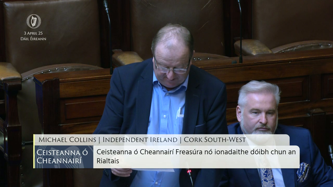 Michael Collins criticises delay in free HRT rollout