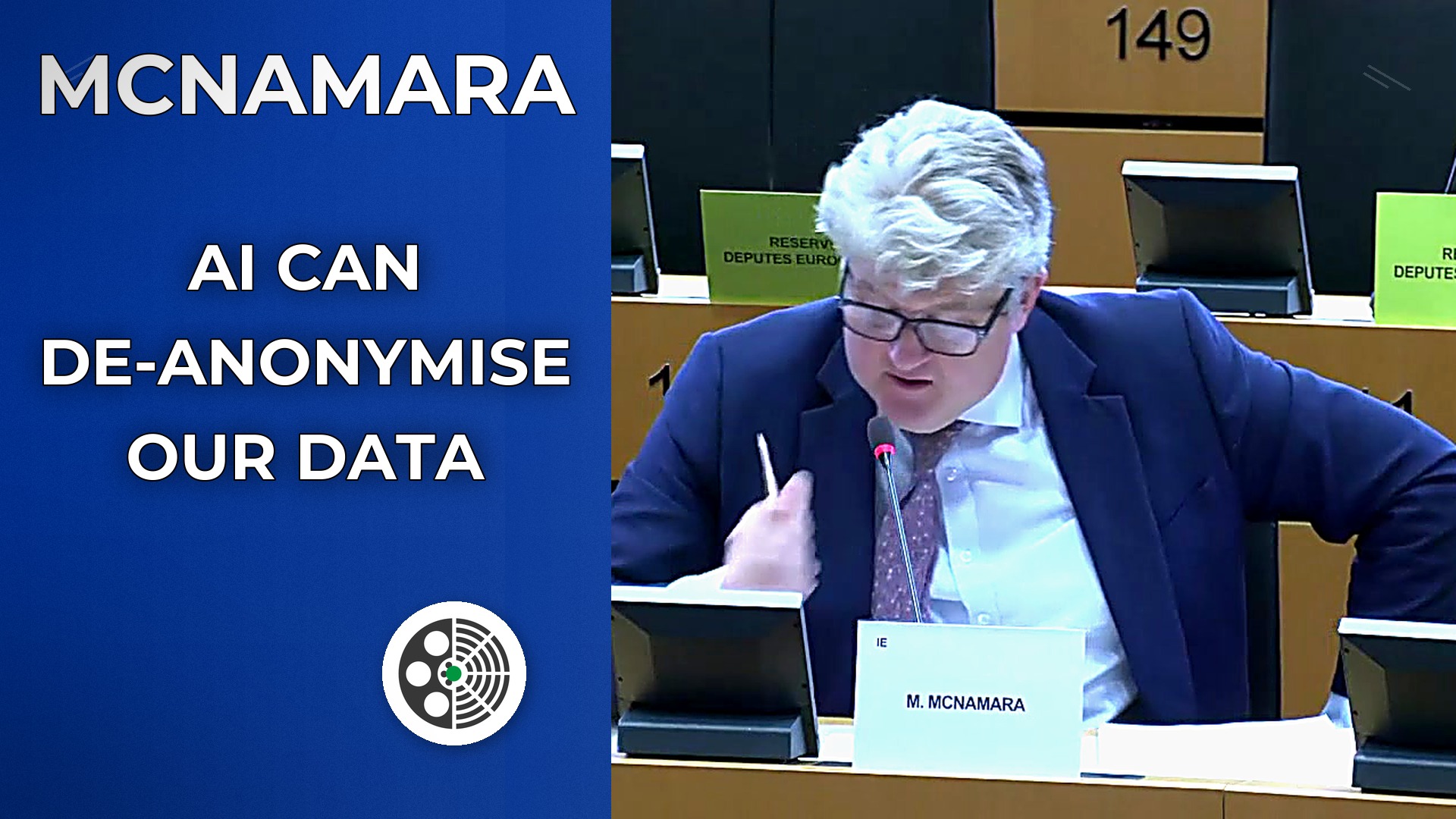 Michael McNamara: Questions on AI De-anonymisation