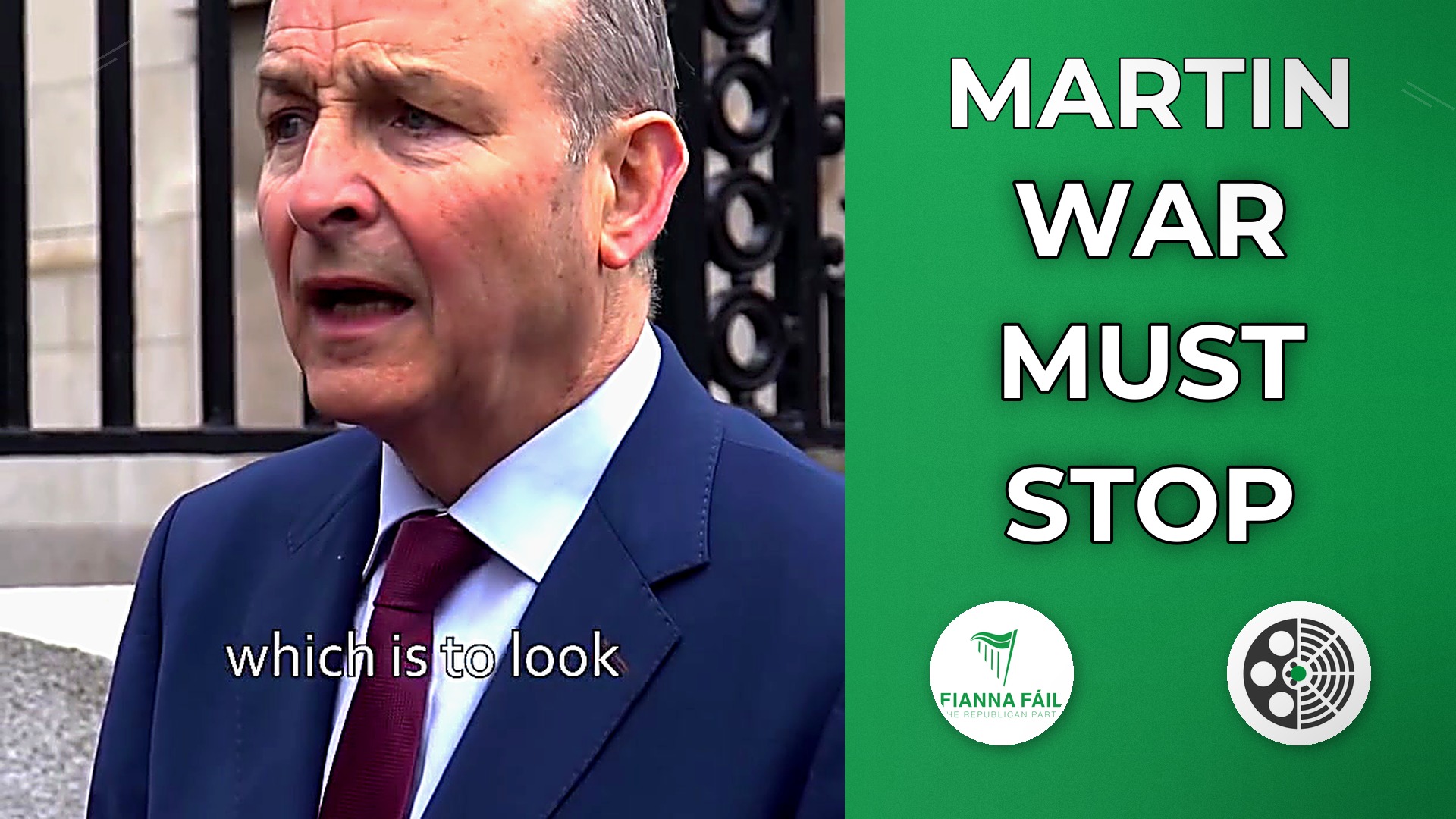 Micheál Martin: Urgent call to stop the war, Cork and infrastructure plans