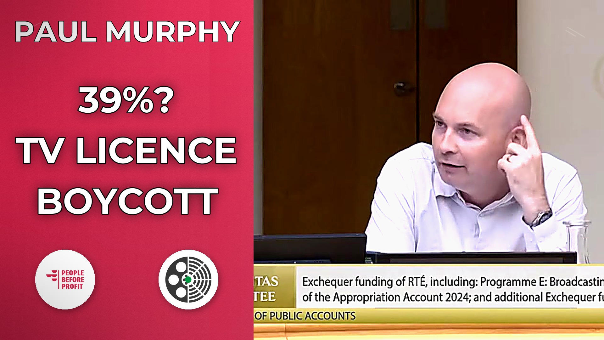Paul Murphy: TV Licence Non-Payment Could Be 39%