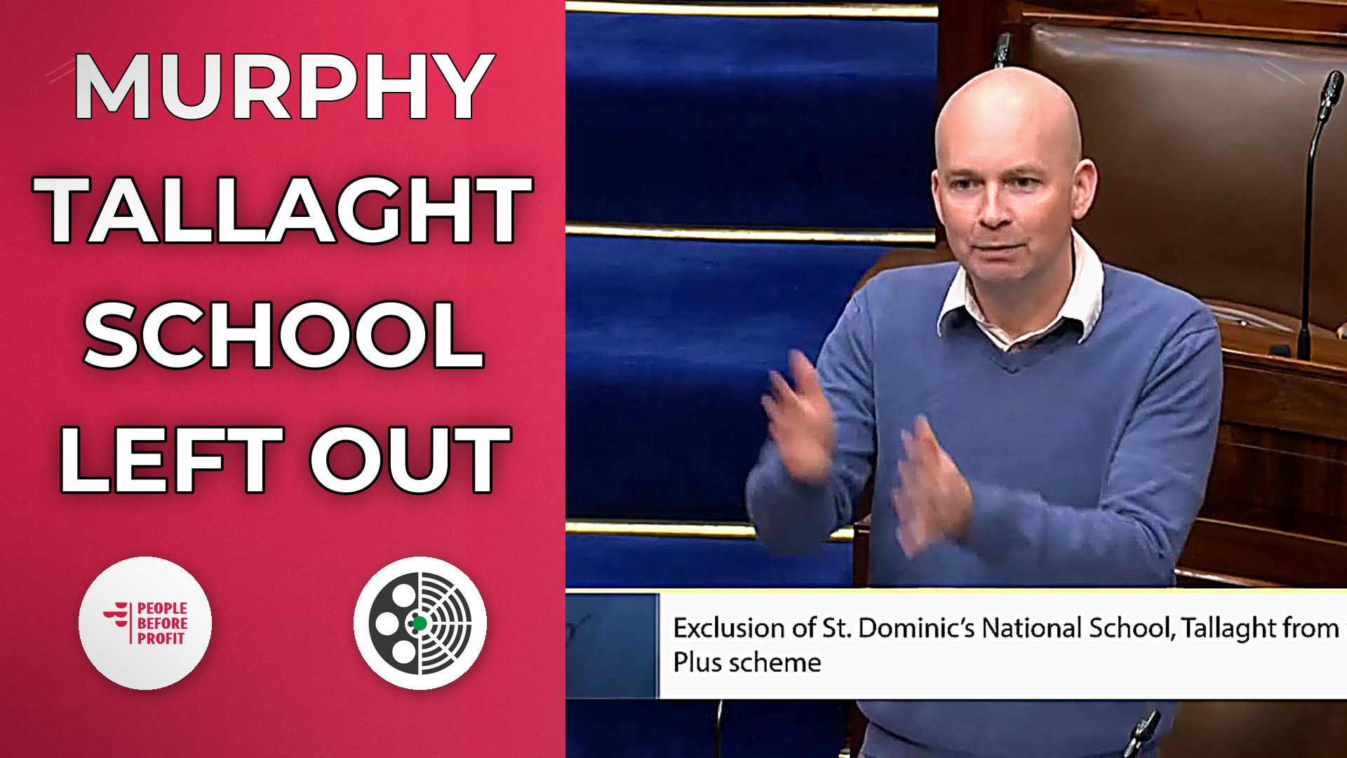 Paul Murphy: DEIS Plus oversight leaves Tallaght school fighting for support