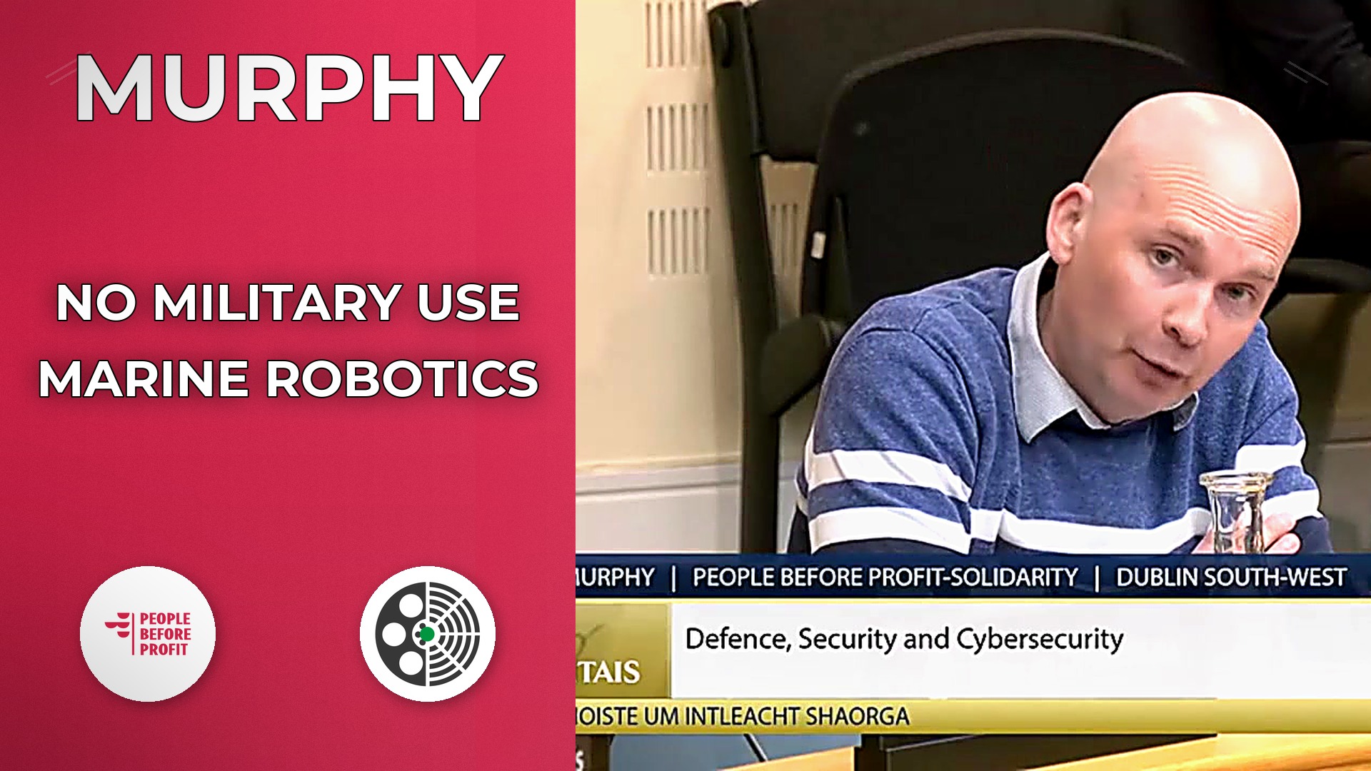 Paul Murphy: No Military Use - Clarifying Marine Robotics