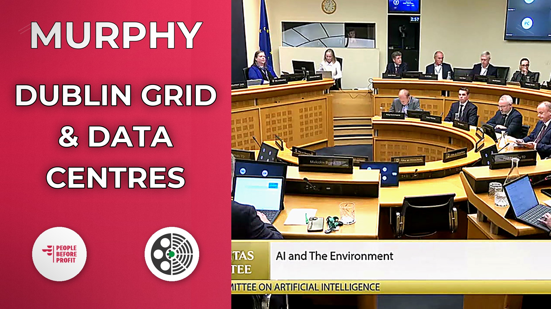 Paul Murphy presses ESB on data centres and housing connections
