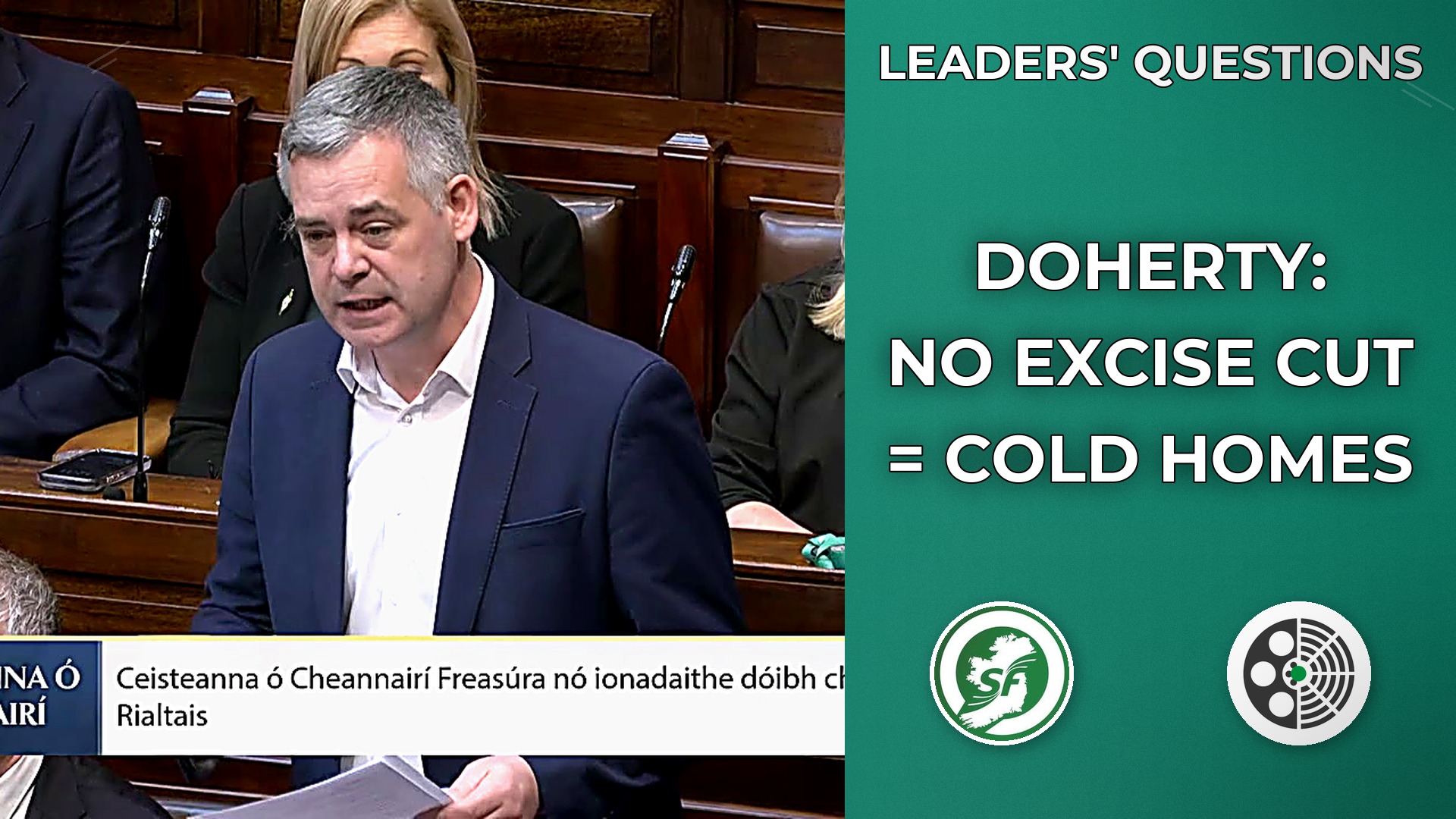 Pearse Doherty: Tánaiste Ignoring Families Who Can't Heat Homes