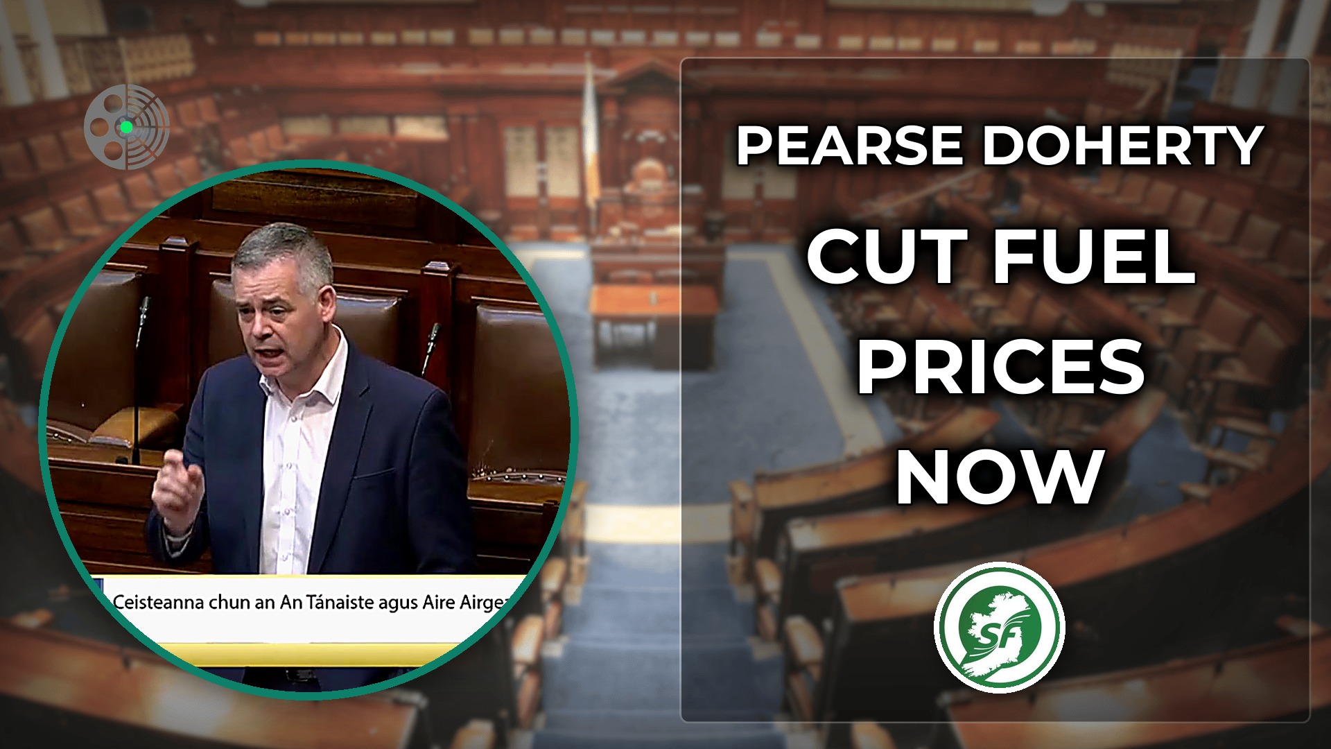 Pearse Doherty: Cut Fuel Prices at the Pump Now