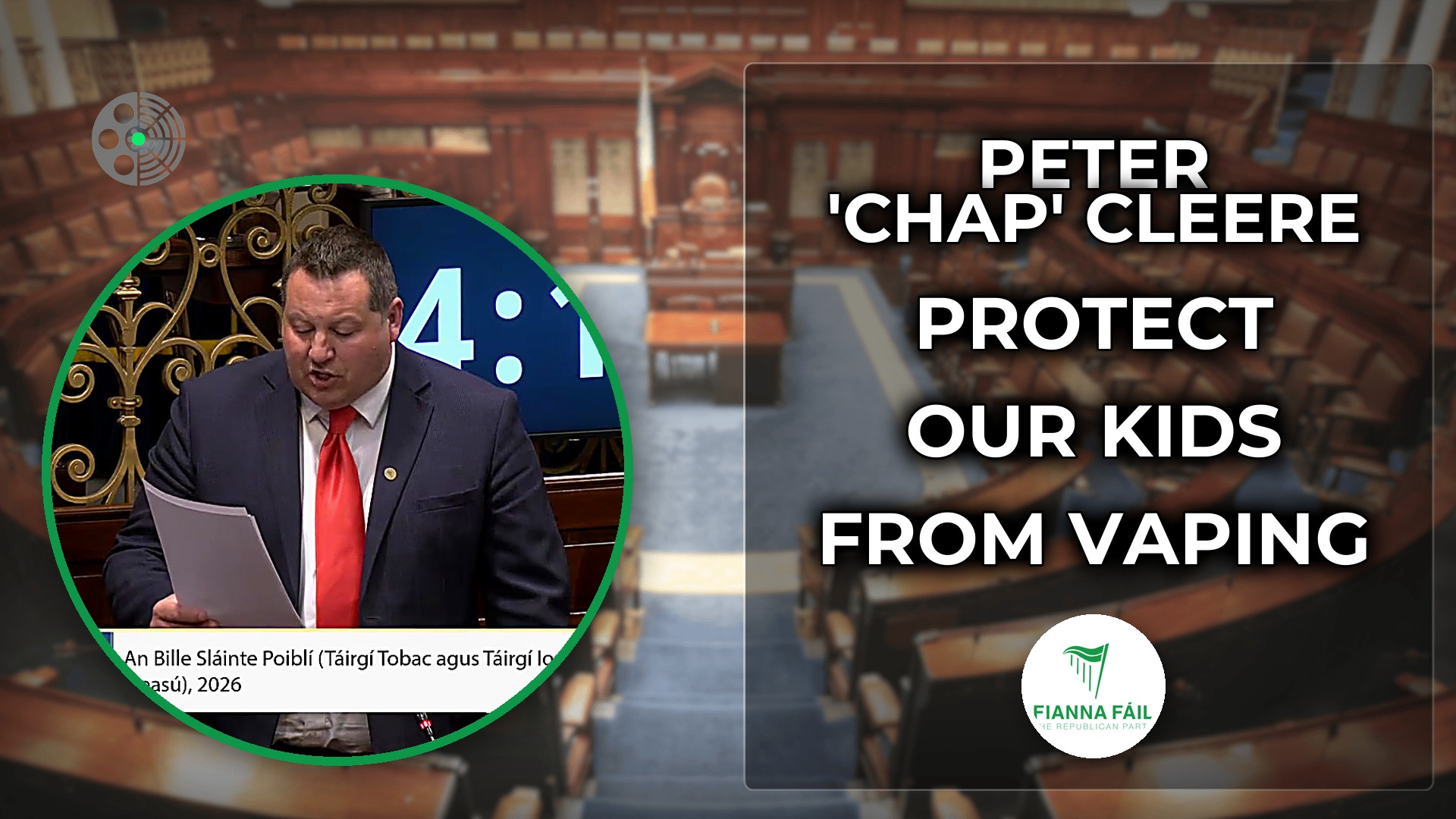 Peter 'Chap' Cleere: Limits on Vaping to Protect Youth