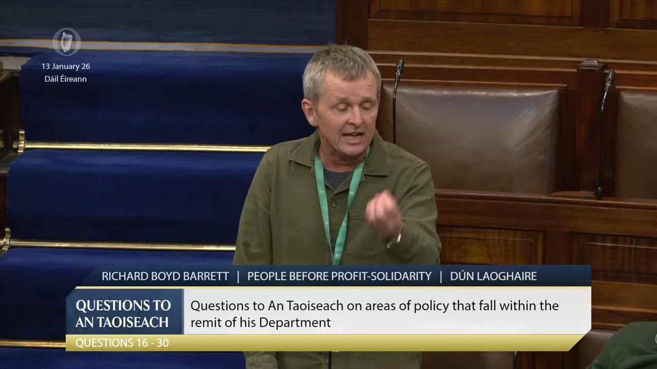 Richard Boyd Barrett Demands Arrests Over Child Pornography on X