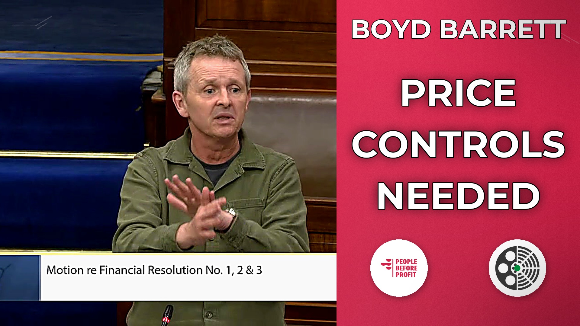 Richard Boyd Barrett: Price Controls Now - Government Has Failed