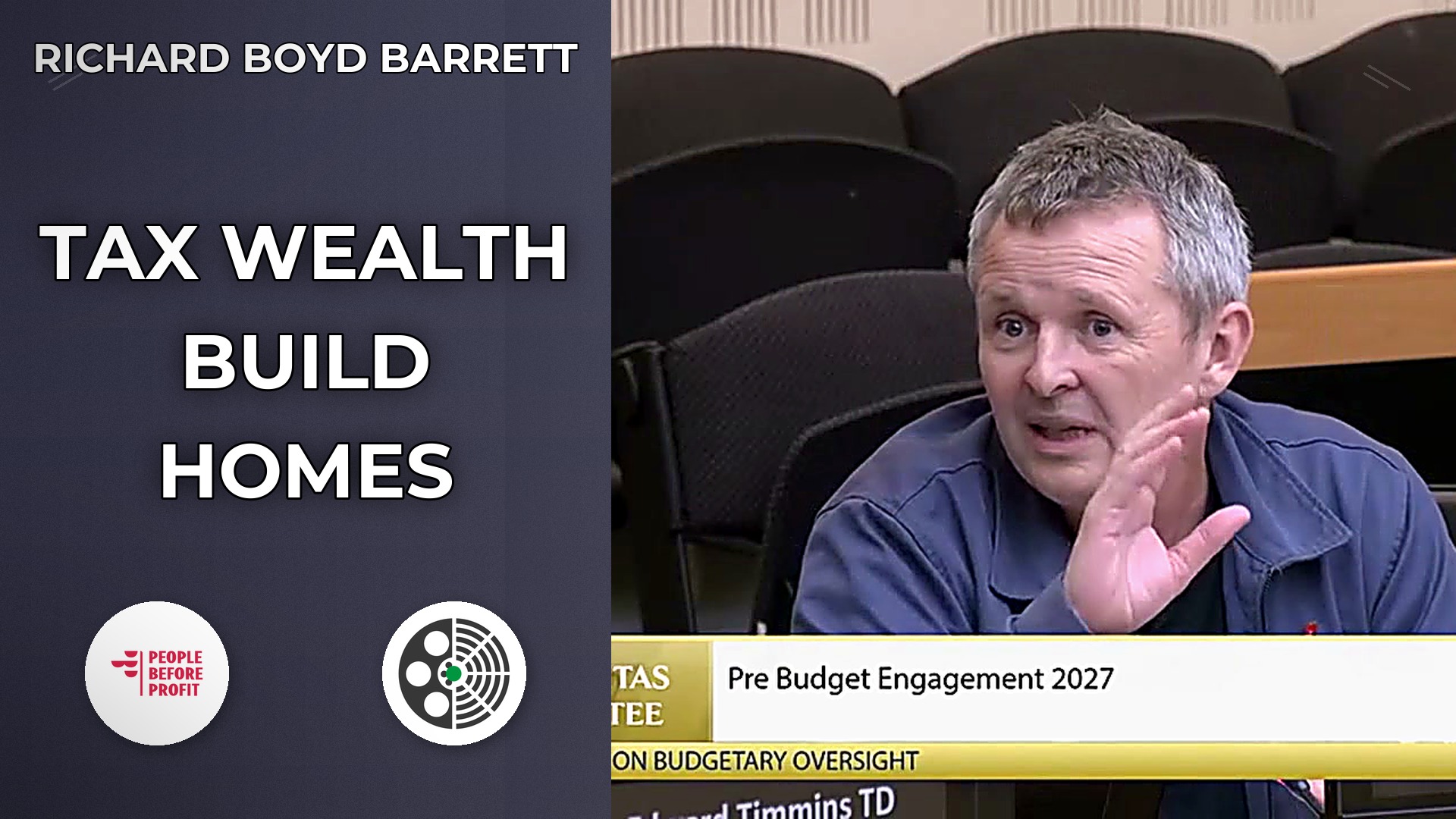 Richard Boyd Barrett Challenges Reliance on Corporation Tax