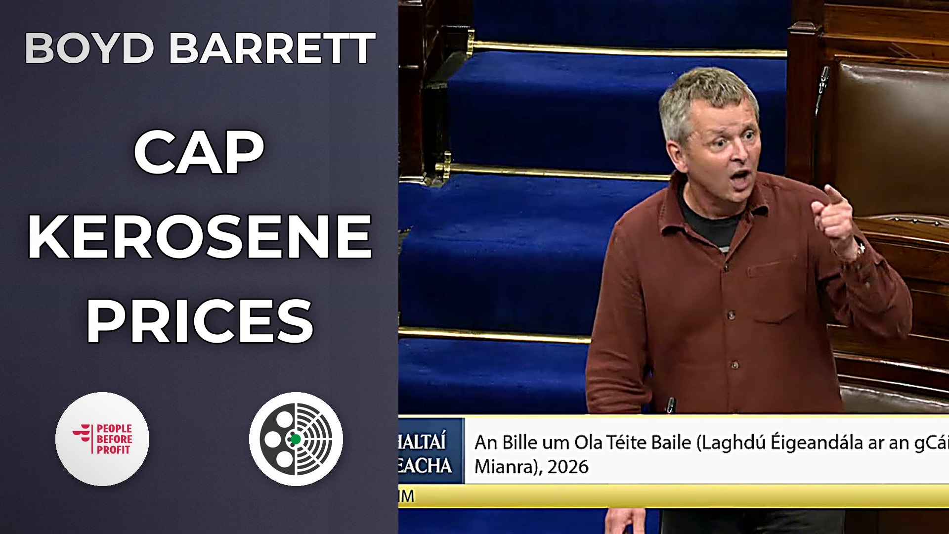 Richard Boyd Barrett Calls for Price Caps as Energy Costs Rise