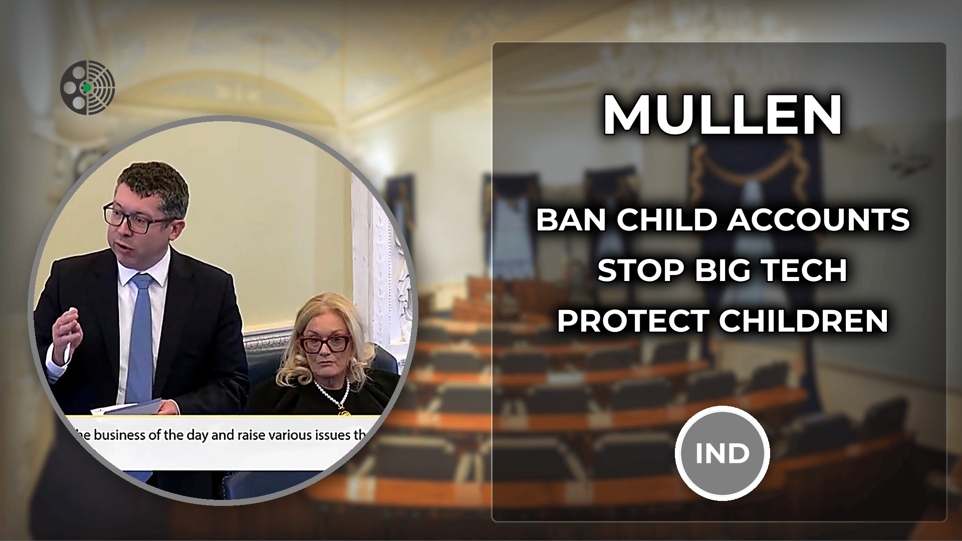 Rónán Mullen: Calls for Ban on Children Creating Social Media Accounts