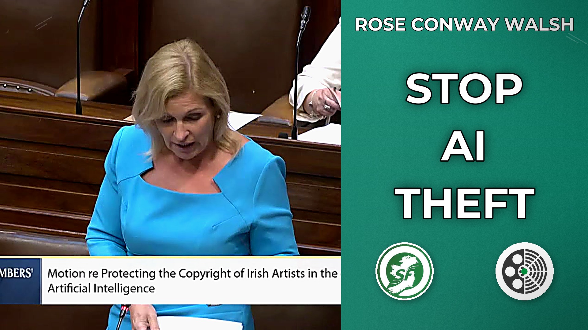 Rose Conway-Walsh: AI must not rip off Irish artists