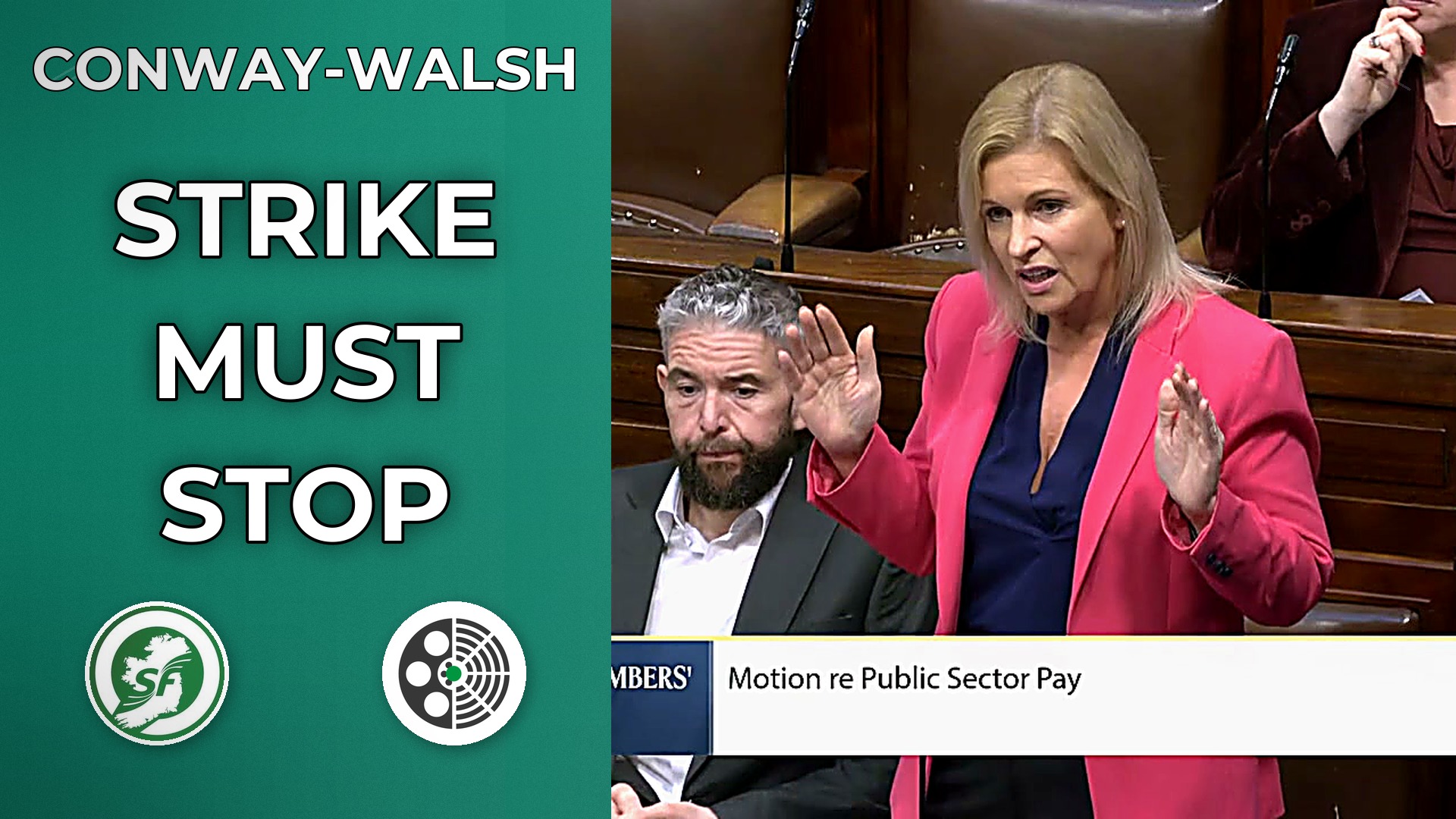 Rose Conway-Walsh calls for action to avert public sector strike
