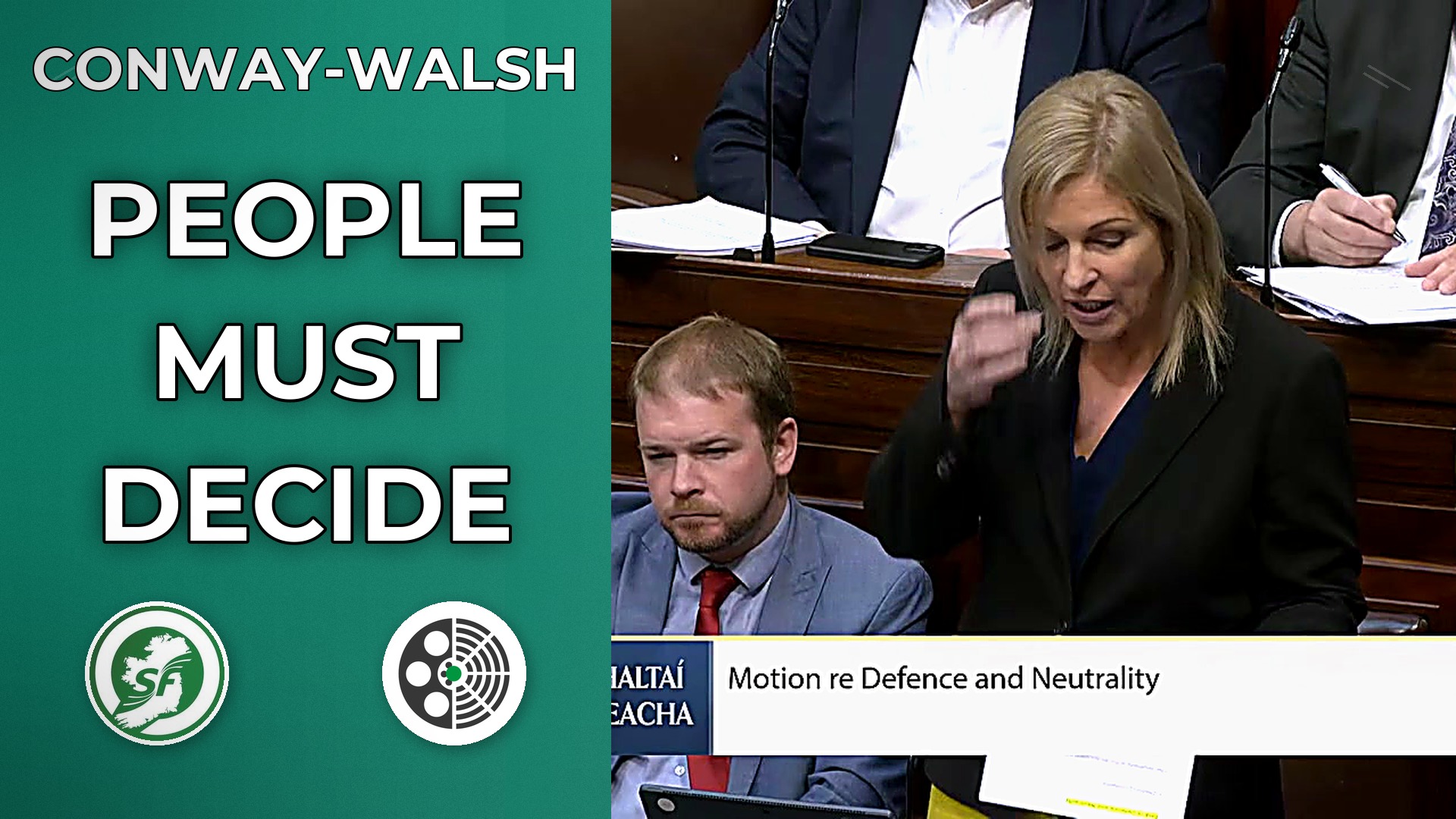 Rose Conway-Walsh: Neutrality Under Threat, Triple Lock at Risk