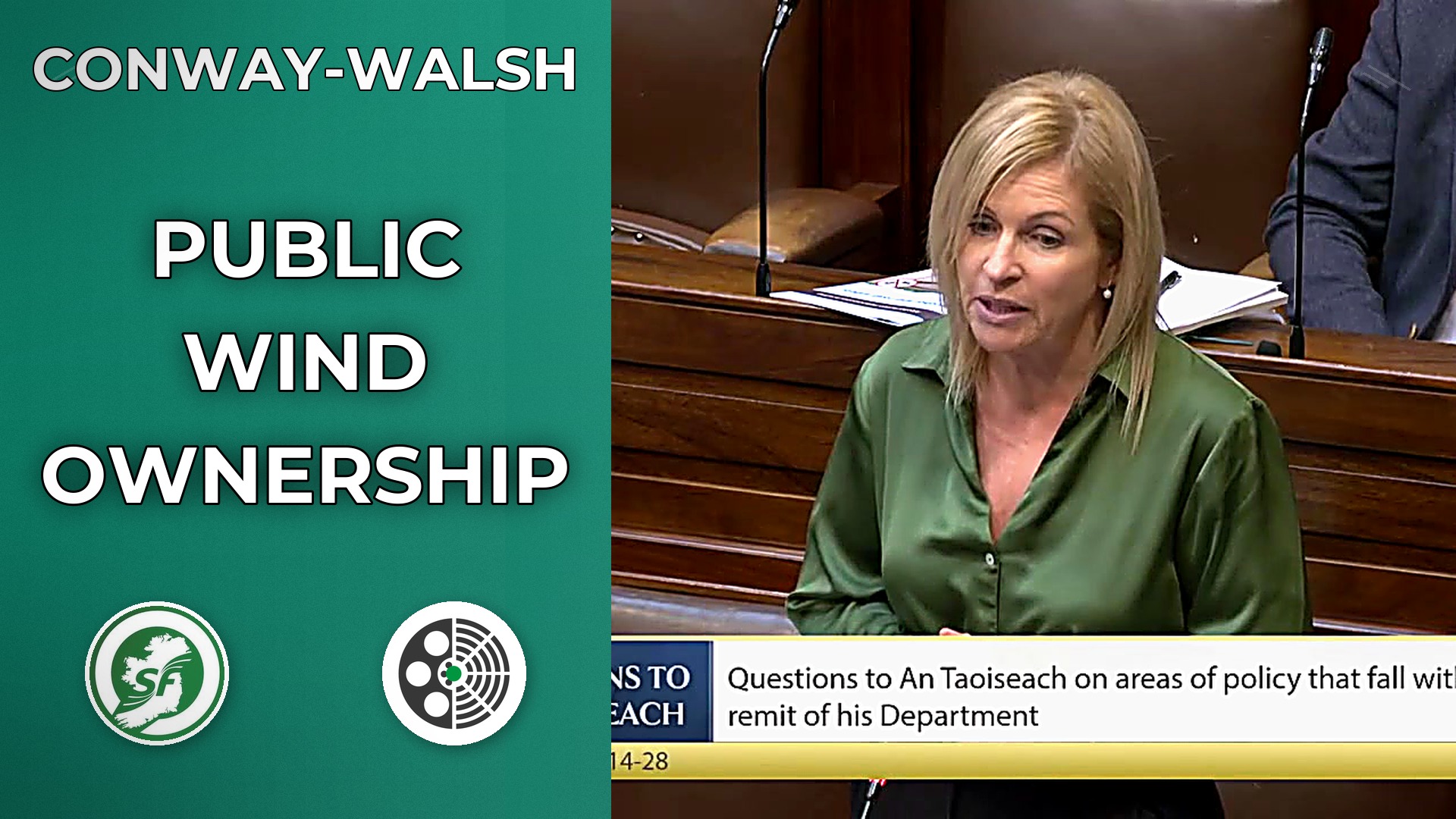 Rose Conway-Walsh: Public Ownership for Wind Power Needed