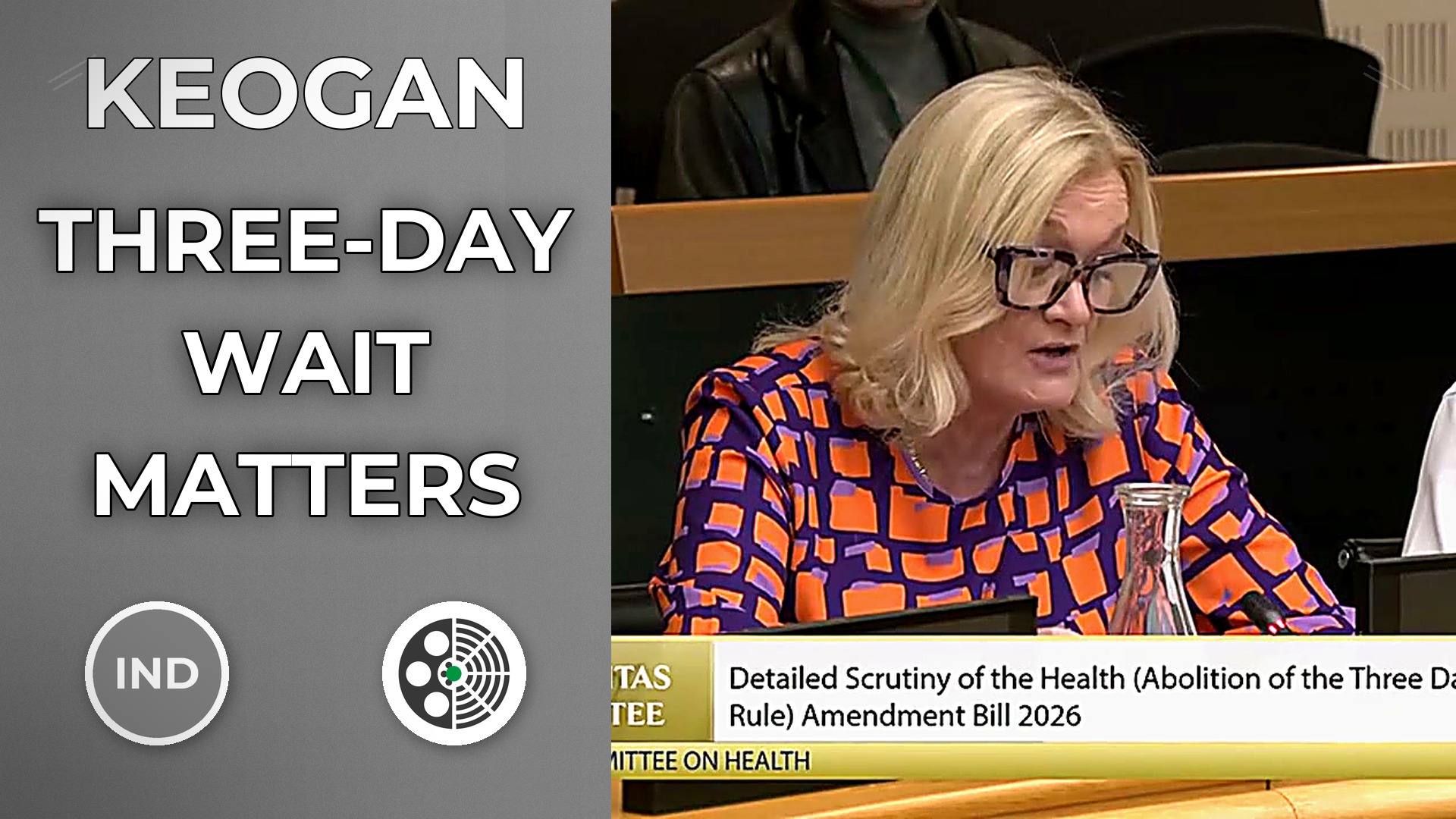 Sharon Keogan Defends the Three-Day Waiting Period