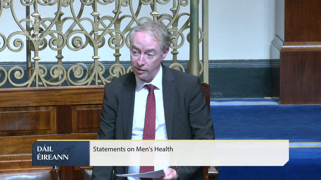 Shay Brennan highlights male suicide crisis, backs €2m counselling